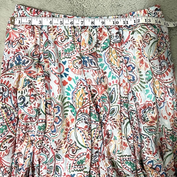 Floral Print Skirt By Zac & Rachel Sz PM - Picture 7 of 8